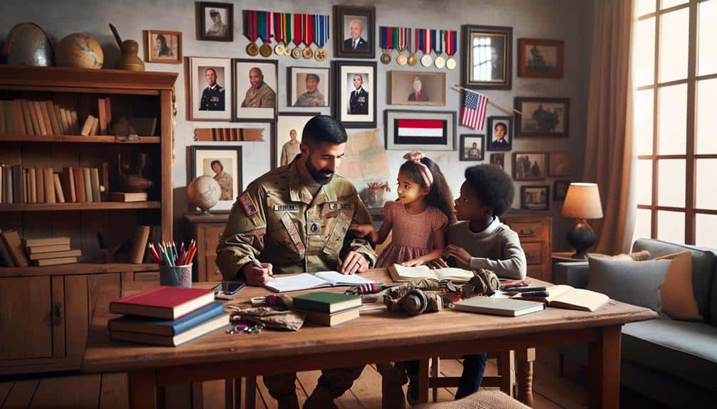 homeschooling military families wartime